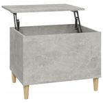 Casa si Gradina - Mobilier - Mese si birouri - Masute de cafea - Masuta de cafea, gri beton, 60x44,5x45 cm, lemn prelucrat - Infinity.ro