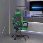 PC, gaming si accesorii - Gaming - Accesorii gaming - Scaune gaming - Scaun de jocuri, negru si verde, piele ecologica - Infinity.ro