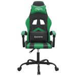 PC, gaming si accesorii - Gaming - Accesorii gaming - Scaune gaming - Scaun de jocuri, negru si verde, piele ecologica - Infinity.ro