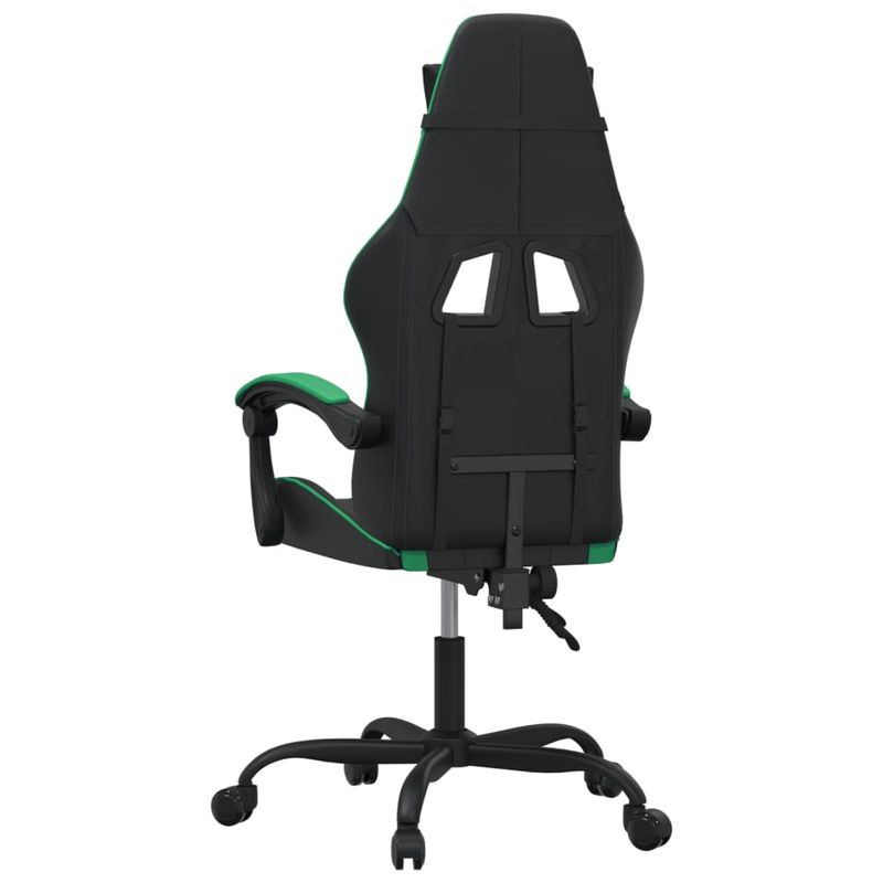 PC, gaming si accesorii - Gaming - Accesorii gaming - Scaune gaming - Scaun de jocuri, negru si verde, piele ecologica - Infinity.ro