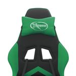 PC, gaming si accesorii - Gaming - Accesorii gaming - Scaune gaming - Scaun de jocuri, negru si verde, piele ecologica - Infinity.ro