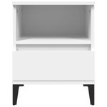 Casa si Gradina - Mobilier - Comode si corpuri - Noptiere - Noptiere, 2 buc., alb, 40x35x50 cm - Infinity.ro