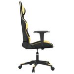 PC, gaming si accesorii - Gaming - Accesorii gaming - Scaune gaming - Scaun de jocuri, negru si auriu, piele ecologica - Infinity.ro