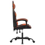 PC, gaming si accesorii - Gaming - Accesorii gaming - Scaune gaming - Scaun de jocuri, negru si oranj, piele ecologica - Infinity.ro