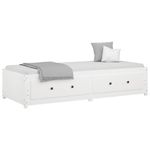 Casa si Gradina - Mobilier - Paturi si accesorii - Paturi - Pat de zi, alb, 80x200 cm, lemn masiv de pin - Infinity.ro