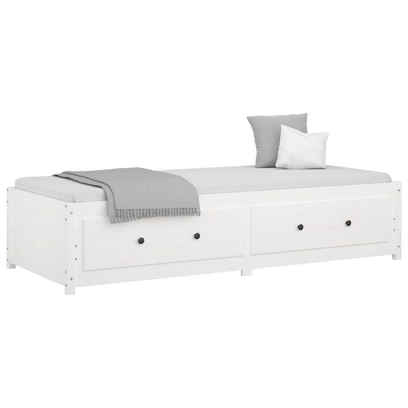 Casa si Gradina - Mobilier - Paturi si accesorii - Paturi - Pat de zi, alb, 80x200 cm, lemn masiv de pin - Infinity.ro
