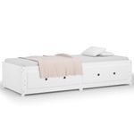 Casa si Gradina - Mobilier - Paturi si accesorii - Paturi - Pat de zi, alb, 80x200 cm, lemn masiv de pin - Infinity.ro