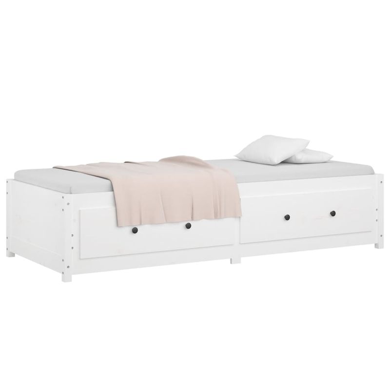 Casa si Gradina - Mobilier - Paturi si accesorii - Paturi - Pat de zi, alb, 80x200 cm, lemn masiv de pin - Infinity.ro