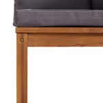 Casa si Gradina - Gradina si terasa - Mobilier exterior - Canapele si fotolii gradina - Canapele de colt, 2 buc., perne gri inchis, lemn masiv acacia - Infinity.ro