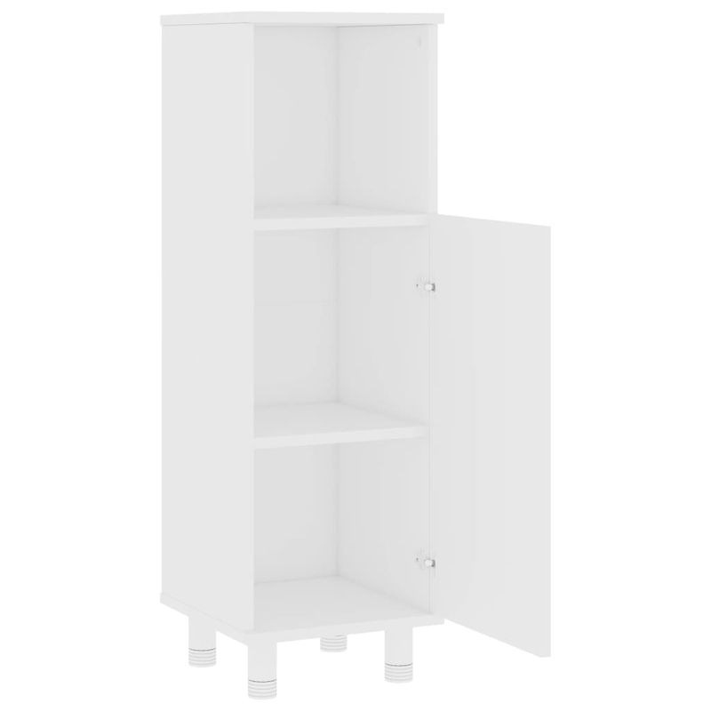 Casa si Gradina - Mobilier - Seturi de mobilier - Seturi baie - Set mobilier de baie, 3 piese, alb, lemn prelucrat - Infinity.ro