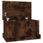 Casa si Gradina - Mobilier - Organizare si depozitare - Cutii depozitare - Raft de depozitare, stejar afumat, 50x30x28 cm, lemn prelucrat - Infinity.ro