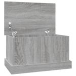 Casa si Gradina - Mobilier - Organizare si depozitare - Cutii depozitare - Raft de depozitare, gri sonoma, 50x30x28 cm, lemn prelucrat - Infinity.ro