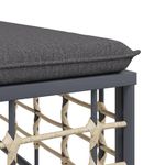 Casa si Gradina - Gradina si terasa - Mobilier exterior - Canapele si fotolii gradina - Set sezlonguri de gradina 6 piese cu perne, antracit, poliratan - Infinity.ro