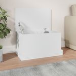 Casa si Gradina - Mobilier - Organizare si depozitare - Cutii depozitare - Raft de depozitare, alb, 50x30x28 cm, lemn prelucrat - Infinity.ro