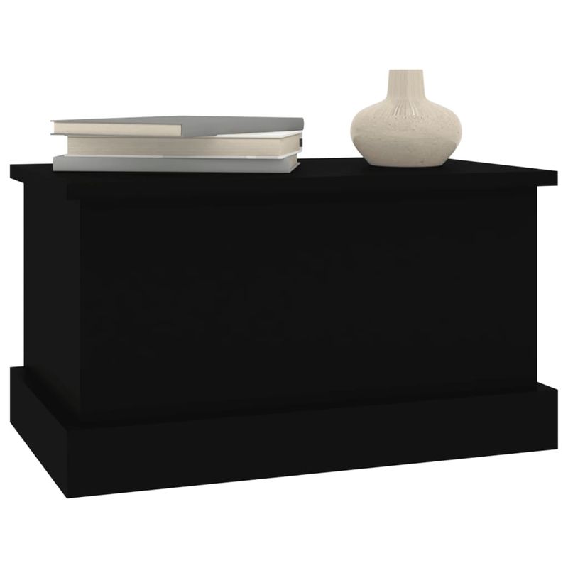 Casa si Gradina - Mobilier - Organizare si depozitare - Cutii depozitare - Raft de depozitare, negru, 50x30x28 cm, lemn prelucrat - Infinity.ro