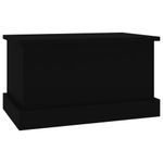 Casa si Gradina - Mobilier - Organizare si depozitare - Cutii depozitare - Raft de depozitare, negru, 50x30x28 cm, lemn prelucrat - Infinity.ro