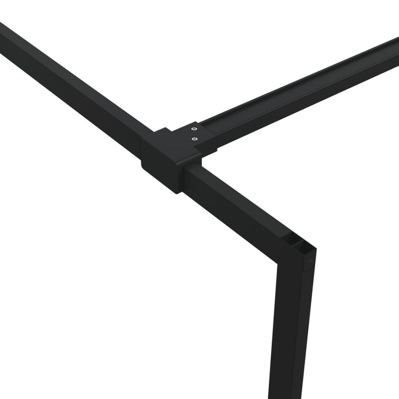 Casa si Gradina - Sanitare - Cazi si cabine de dus - Paravane si usi - Paravan de dus walk-in negru 90x195 cm sticla ESG transparenta - Infinity.ro