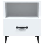 Casa si Gradina - Mobilier - Comode si corpuri - Noptiere - Noptiera, alb, lemn prelucrat - Infinity.ro