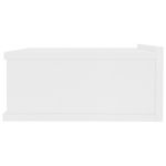 Casa si Gradina - Mobilier - Comode si corpuri - Noptiere - Noptiera suspendata, 2 buc., alb, 40x30x15 cm, PAL - Infinity.ro