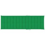 Casa si Gradina - Gradina si terasa - Mobilier exterior - Scaune si sezlonguri gradina - Sezlong cu perna verde, lemn de pin tratat - Infinity.ro