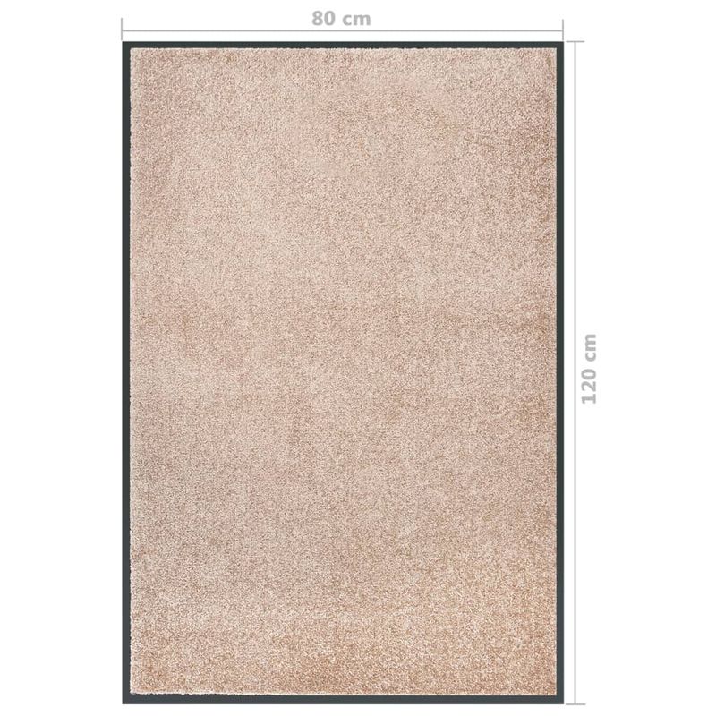 Casa si Gradina - Textile si covoare - Covoare - Covorase intrare - Covoras intrare, bej, 80x120 cm - Infinity.ro