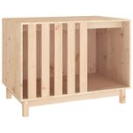 Petshop - Accesorii petshop - Culcusuri si custi - Custi interior si exterior - Casa pentru caini, 90x60x67 cm, lemn masiv de pin - Infinity.ro