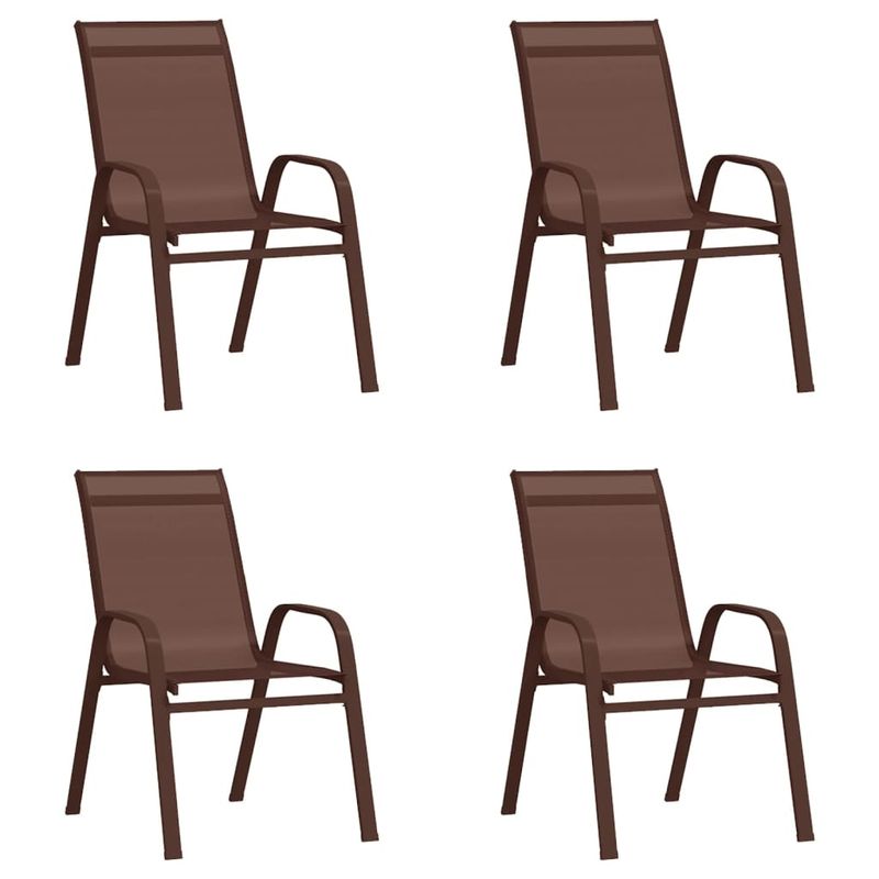 Casa si Gradina - Gradina si terasa - Mobilier exterior - Seturi mobila gradina - Set mobilier de gradina, 5 piese, maro si negru - Infinity.ro