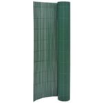Casa si Gradina - Gradina si terasa - Garduri, panouri si accesorii - Gard pentru gradina cu 2 fete, verde, 90x400 cm - Infinity.ro