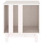 Petshop - Accesorii petshop - Culcusuri si custi - Custi interior si exterior - Casa pentru caini, alb, 50x40x52 cm, lemn masiv de pin - Infinity.ro