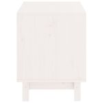 Petshop - Accesorii petshop - Culcusuri si custi - Custi interior si exterior - Casa pentru caini, alb, 50x40x52 cm, lemn masiv de pin - Infinity.ro