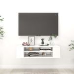 Casa si Gradina - Mobilier - Comode si corpuri - Comode - Dulap TV suspendat, alb, 100x30x26,5 cm, PAL - Infinity.ro
