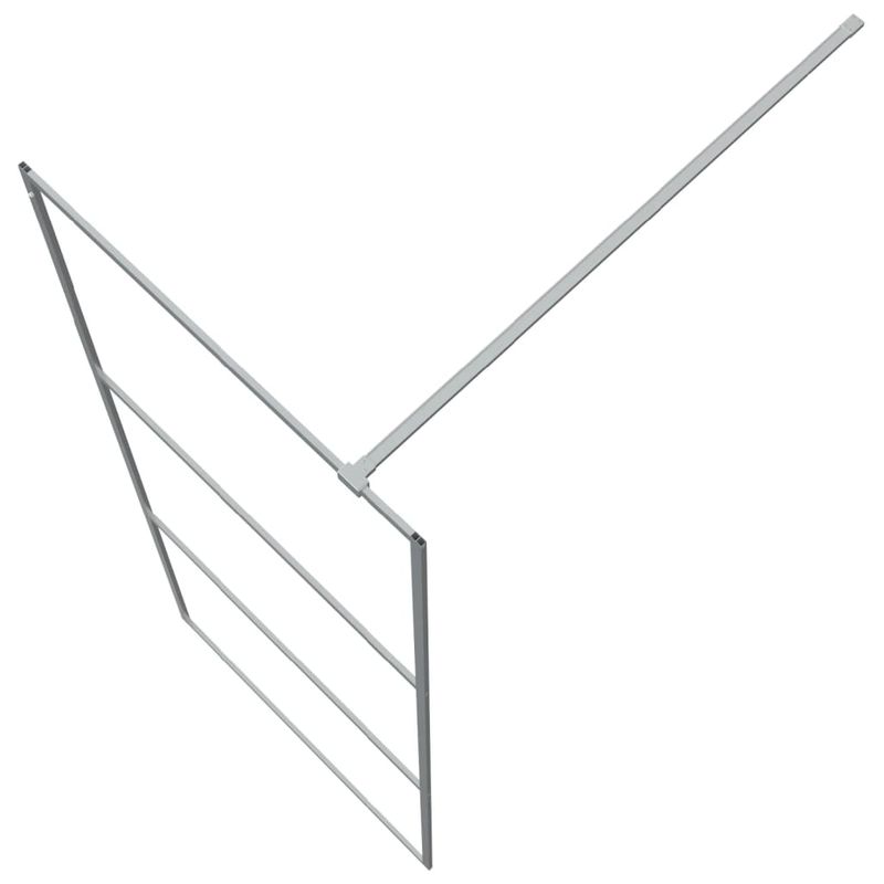 Casa si Gradina - Sanitare - Cazi si cabine de dus - Paravane si usi - Paravan de dus walk-in argintiu 80x195 cm sticla ESG transparenta - Infinity.ro