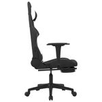 PC, gaming si accesorii - Gaming - Accesorii gaming - Scaune gaming - Scaun de jocuri, negru si alb, textil - Infinity.ro