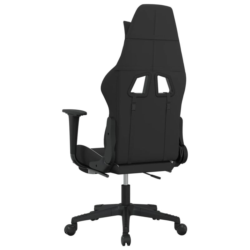 PC, gaming si accesorii - Gaming - Accesorii gaming - Scaune gaming - Scaun de jocuri, negru si alb, textil - Infinity.ro