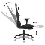 PC, gaming si accesorii - Gaming - Accesorii gaming - Scaune gaming - Scaun de jocuri, negru si alb, textil - Infinity.ro