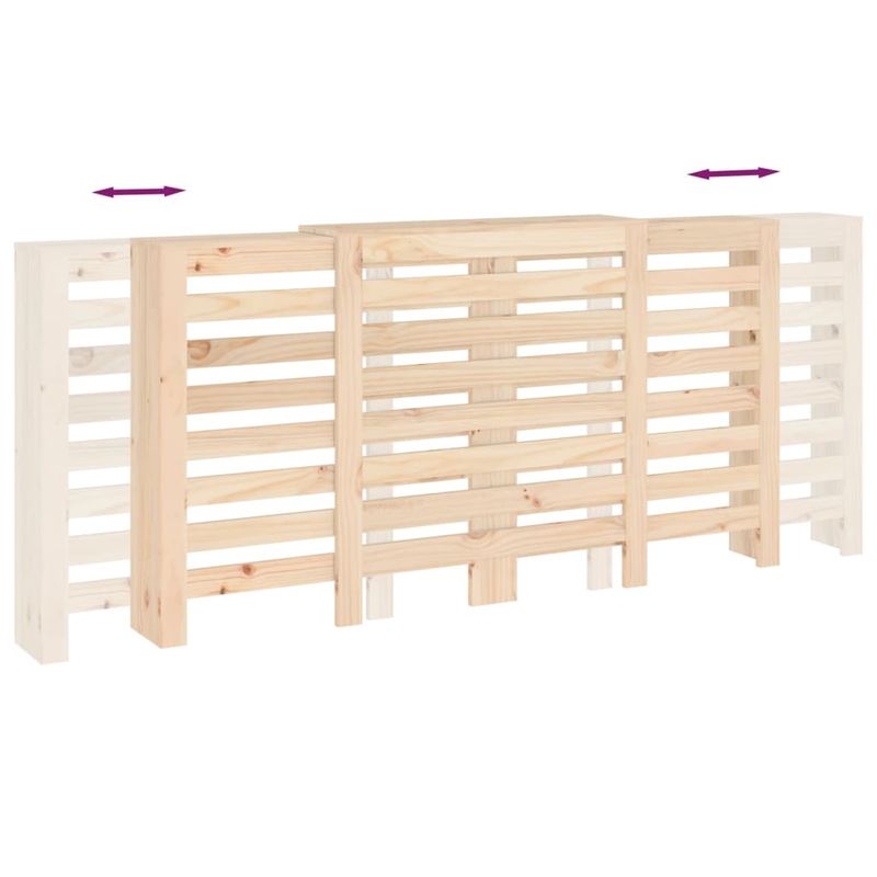 Casa si Gradina - Termice - Calorifere si accesorii - Accesorii calorifere - Masca pentru calorifer, 210x21x85 cm, lemn masiv de pin - Infinity.ro