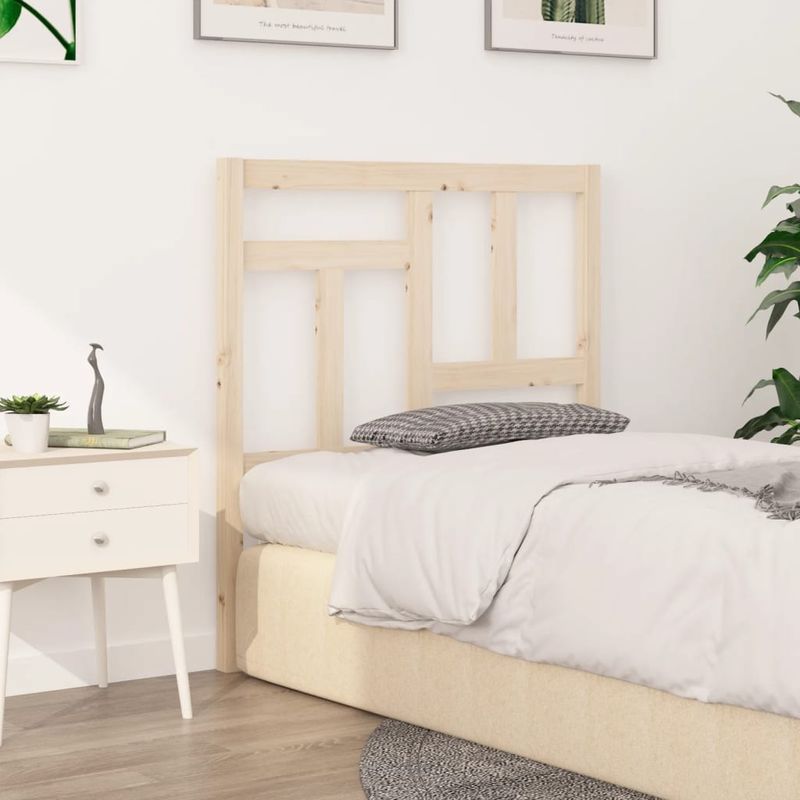 Casa si Gradina - Mobilier - Paturi si accesorii - Accesorii paturi - Tablie de pat, 80,5x4x100 cm, lemn masiv de pin - Infinity.ro