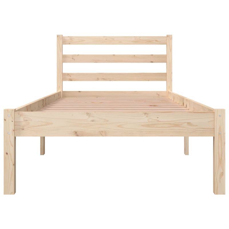 Casa si Gradina - Mobilier - Paturi si accesorii - Paturi - Cadru de pat mic single, 75x190 cm, lemn masiv de pin - Infinity.ro