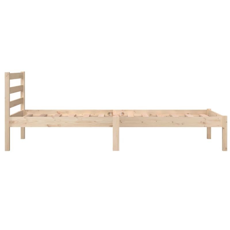 Casa si Gradina - Mobilier - Paturi si accesorii - Paturi - Cadru de pat mic single, 75x190 cm, lemn masiv de pin - Infinity.ro