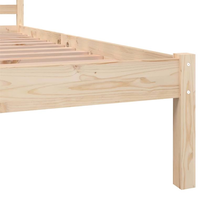 Casa si Gradina - Mobilier - Paturi si accesorii - Paturi - Cadru de pat mic single, 75x190 cm, lemn masiv de pin - Infinity.ro
