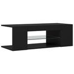Casa si Gradina - Mobilier - Comode si corpuri - Comode - Comoda TV cu lumini LED, negru, 90x39x30 cm - Infinity.ro