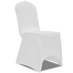 Casa si Gradina - Textile si covoare - Huse pentru mobilier - Husa de scaun elastica, 6 buc., alb - Infinity.ro
