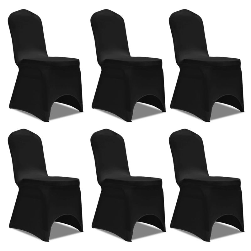 Casa si Gradina - Textile si covoare - Huse pentru mobilier - Husa de scaun elastica, 6 buc., alb - Infinity.ro
