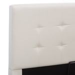 Casa si Gradina - Mobilier - Paturi si accesorii - Paturi - Cadru pat hidraulic cu lada , alb, 90 x 200 cm, piele ecologica - Infinity.ro