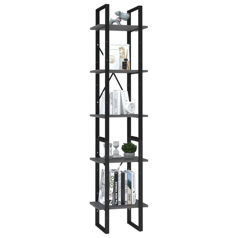 Casa si Gradina - Mobilier - Biblioteci si rafturi - Biblioteci - Biblioteca cu 5 rafturi, 40x30x175 cm, lemn prelucrat - Infinity.ro
