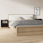 Casa si Gradina - Mobilier - Comode si corpuri - Noptiere - Noptiere, 2 buc., negru, 40x35x50 cm - Infinity.ro