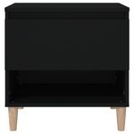 Casa si Gradina - Mobilier - Comode si corpuri - Noptiere - Noptiera, 2 buc., negru, 50x46x50 cm, lemn prelucrat - Infinity.ro