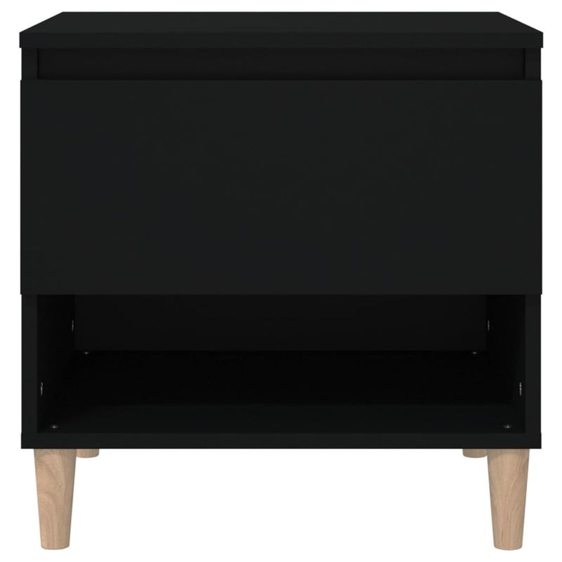 Casa si Gradina - Mobilier - Comode si corpuri - Noptiere - Noptiera, 2 buc., negru, 50x46x50 cm, lemn prelucrat - Infinity.ro