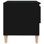 Casa si Gradina - Mobilier - Comode si corpuri - Noptiere - Noptiera, 2 buc., negru, 50x46x50 cm, lemn prelucrat - Infinity.ro