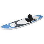 Sport si Outdoor - Sporturi acvatice - Sporturi pe placa - Stand up paddle - Set placa paddleboarding gonflabila, albastru, 300x76x10 cm - Infinity.ro